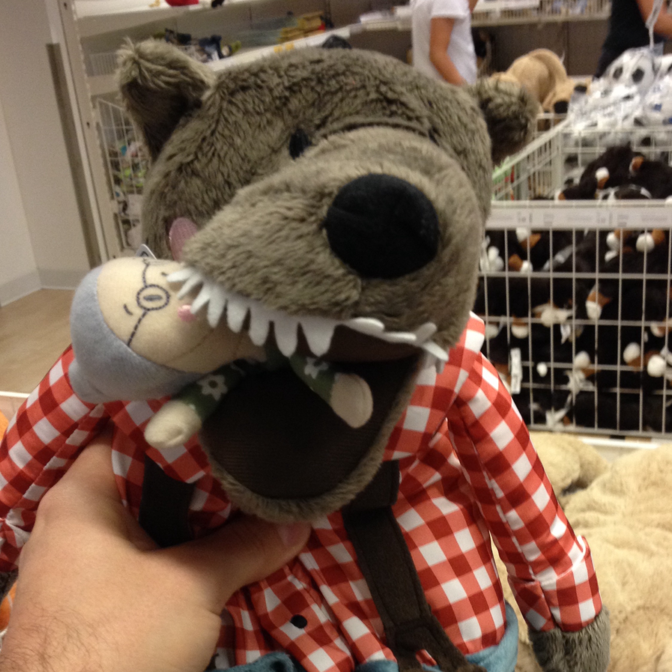 ikea wolf toy